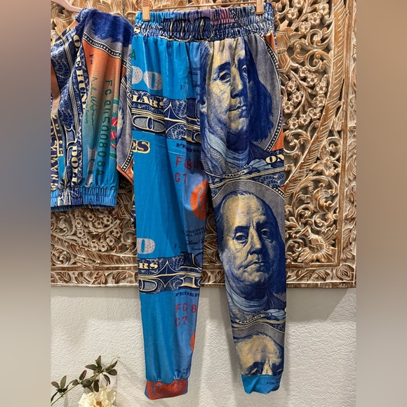 N°1 Los Angeles Velour Colorful Sweatsuit Set, Pockets & Stretch (N.1 Clothing) - Picture 7 of 16